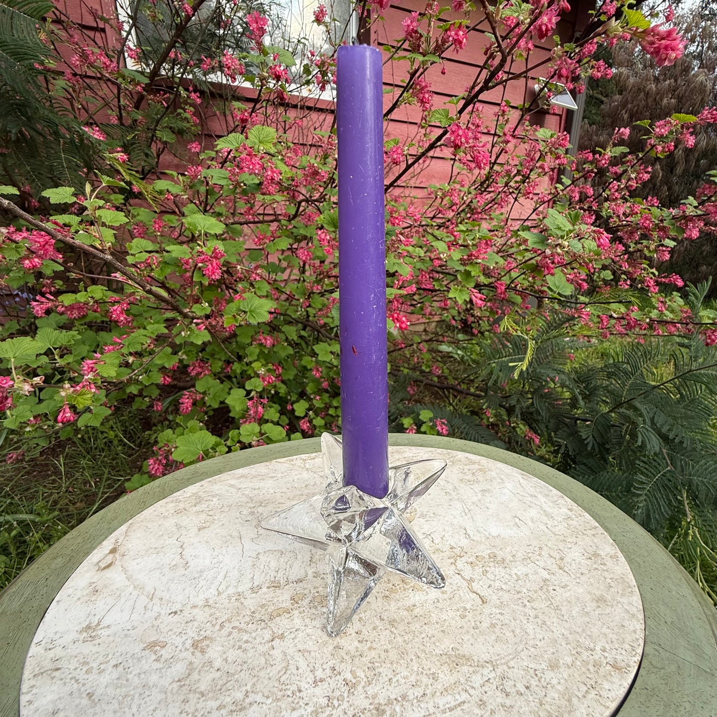 Vintage 9-Point Star Candle Holder