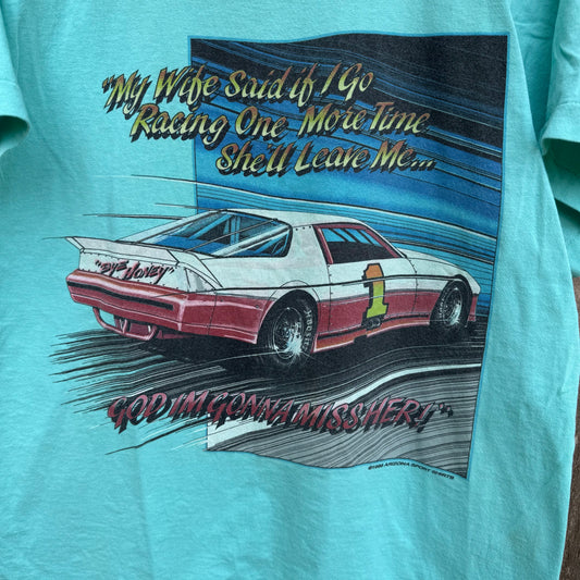 Vintage 90's Drag Racing Single-Stitch T-Shirt