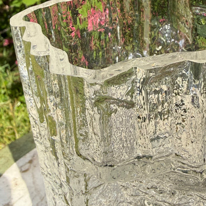 Vintage Tapio Wirkkala Signed MCM Art Glass Vase