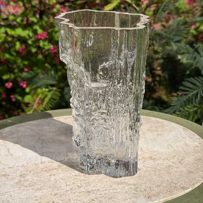 Vintage Tapio Wirkkala Signed MCM Art Glass Vase