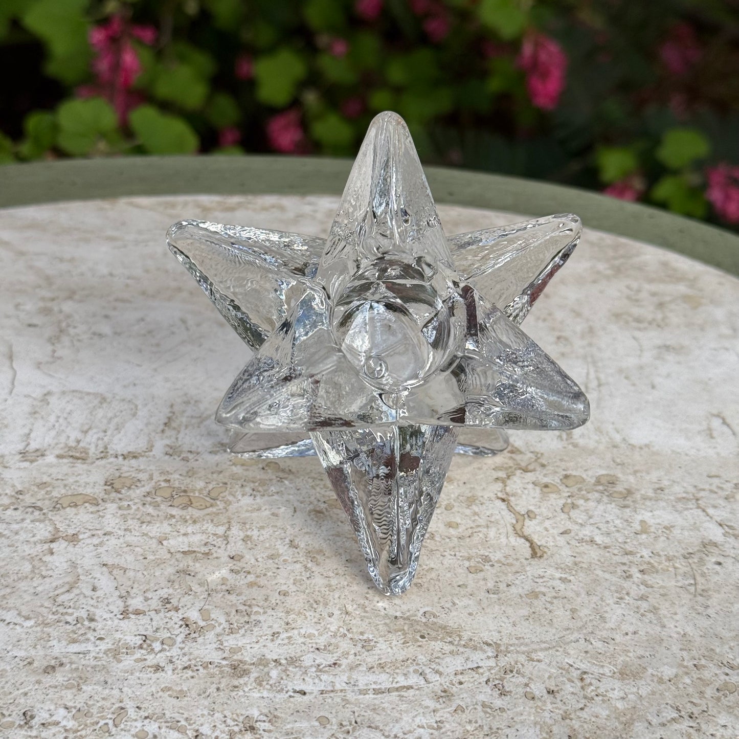 Vintage 9-Point Star Candle Holder