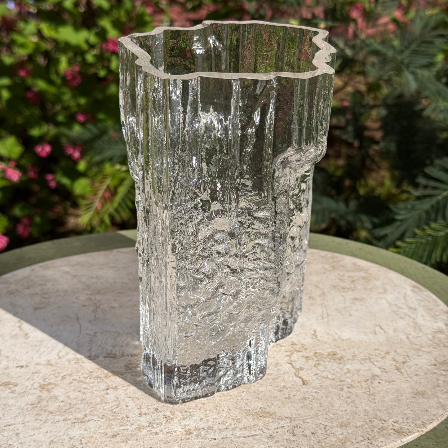 Vintage Tapio Wirkkala Signed MCM Art Glass Vase