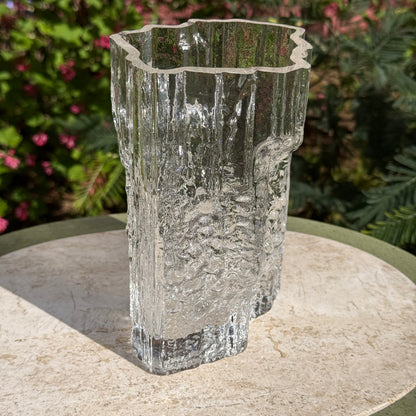 Vintage Tapio Wirkkala Signed MCM Art Glass Vase