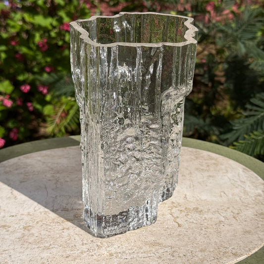 Vintage Tapio Wirkkala Signed MCM Art Glass Vase
