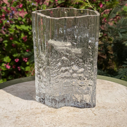 Vintage Tapio Wirkkala Signed MCM Art Glass Vase