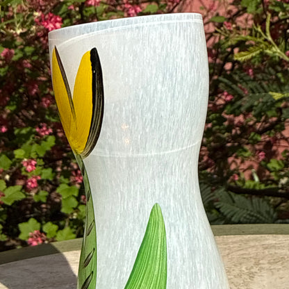 Hand-Painted Kosta Boda “Tulipa” Mini Vase