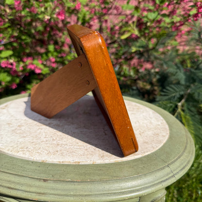 Vintage Teak 5”x7” Picture Frame