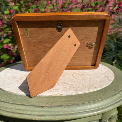 Vintage Teak 5”x7” Picture Frame