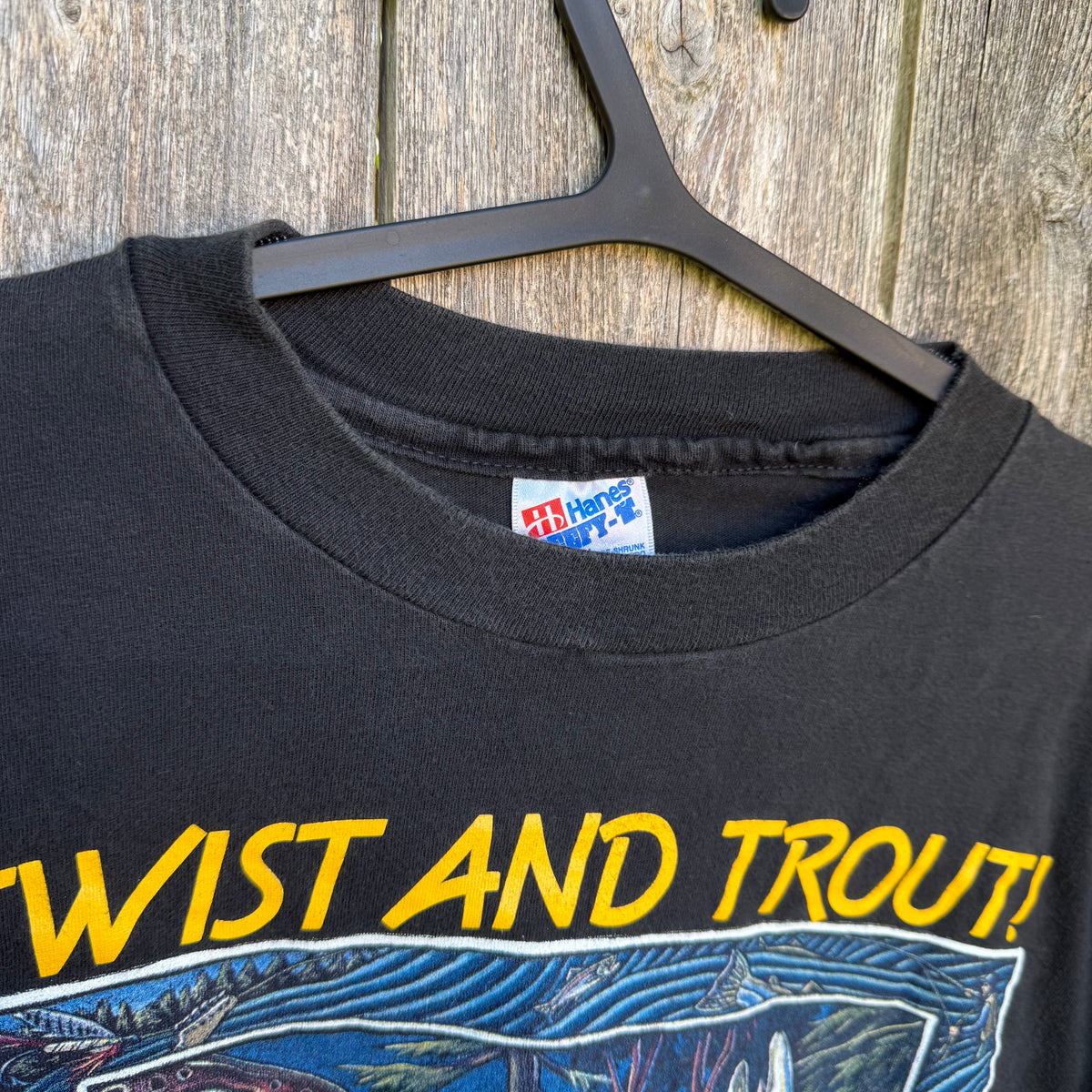 Vintage 90s “Twist And Trout” T-shirt