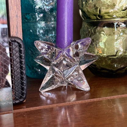 Vintage 9-Point Star Candle Holder