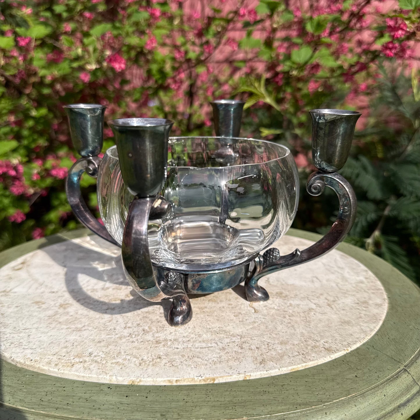 Reed & Barton Silver Plate Epergne Candleabra