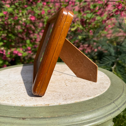Vintage Teak 5”x7” Picture Frame