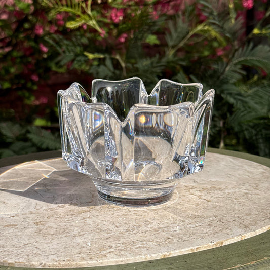 Vintage Orrefors “Corona” Crystal Bowl