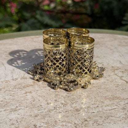 Vintage Lipstick Holder Filigree