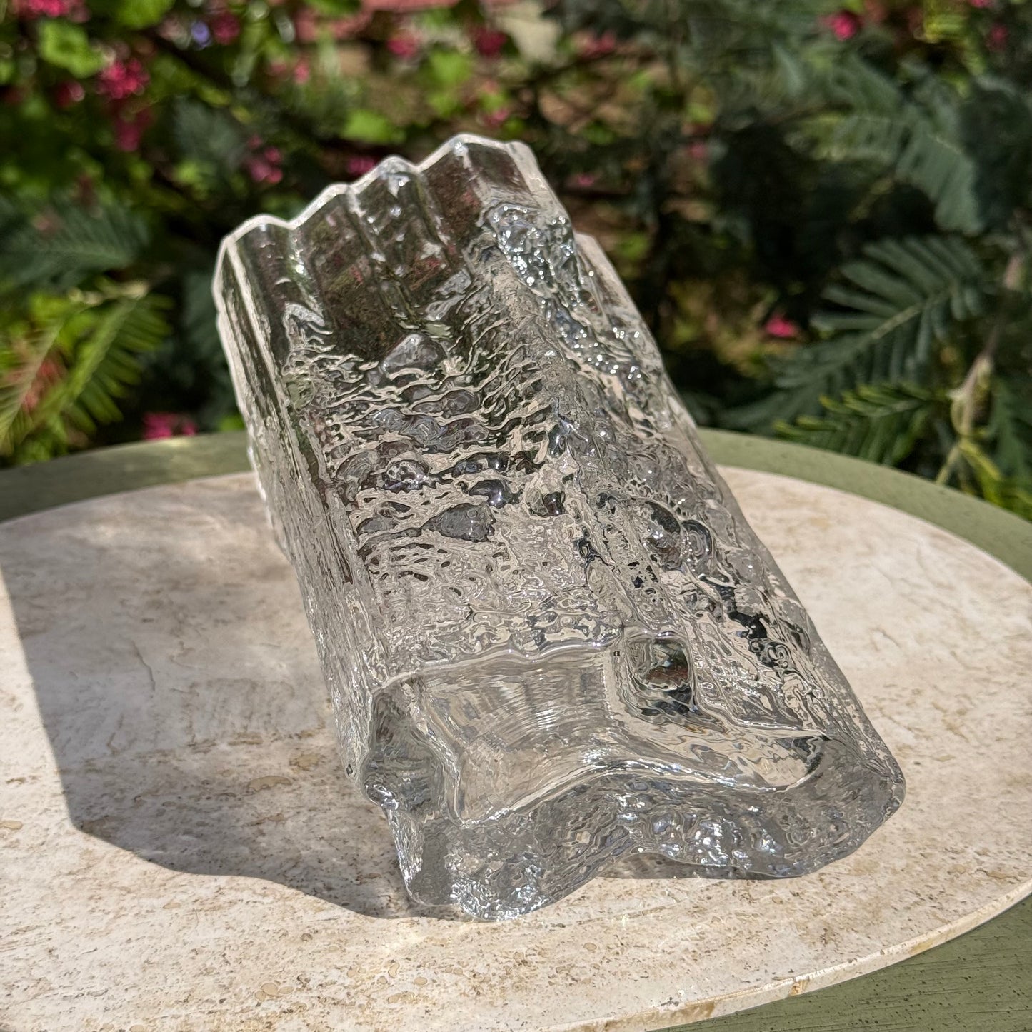 Vintage Tapio Wirkkala Signed MCM Art Glass Vase