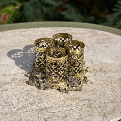 Vintage Lipstick Holder Filigree