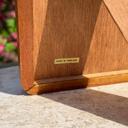 Vintage Teak 5”x7” Picture Frame