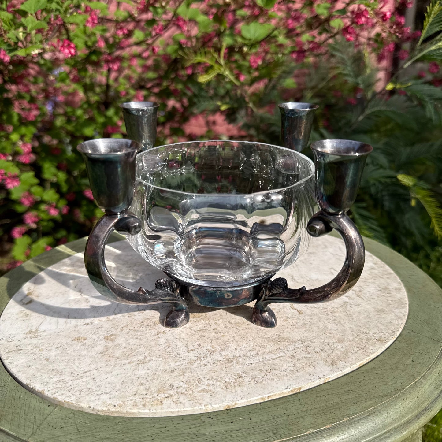 Reed & Barton Silver Plate Epergne Candleabra