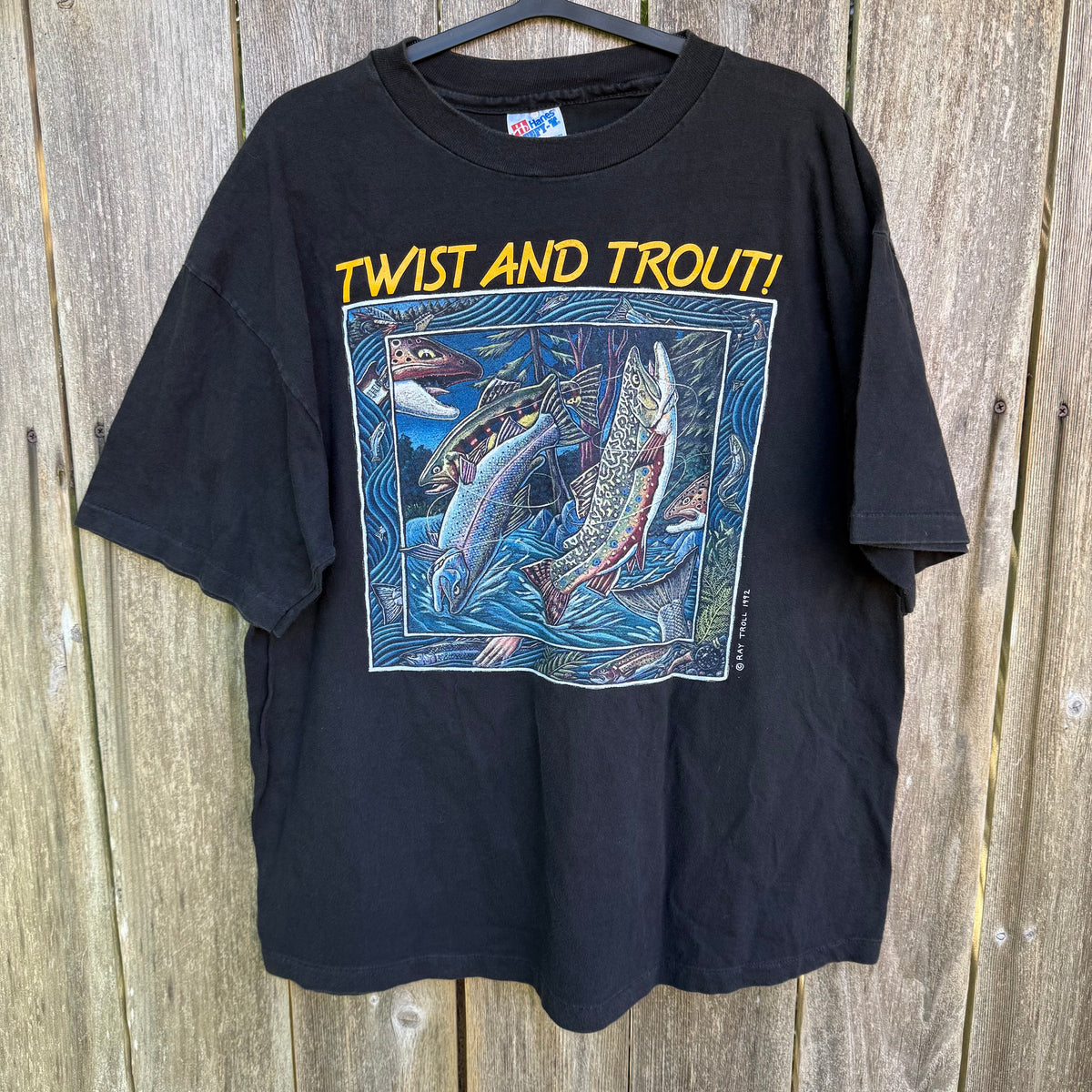 Vintage 90s “Twist And Trout” T-shirt