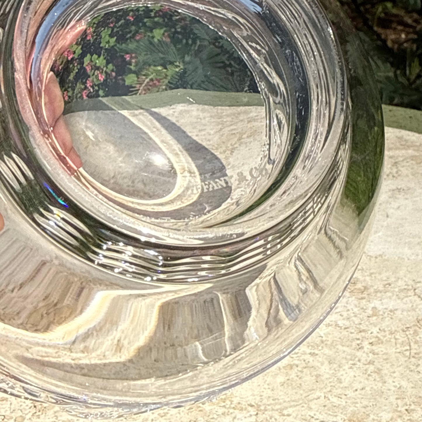 Tiffany & Co. Crystal Dolphin Bowl