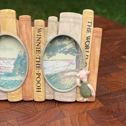 Vintage Winnie The Pooh & Piglet Double Frame