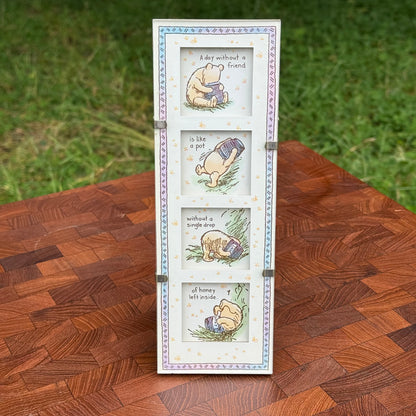Vintage Winnie The Pooh Framed Collage