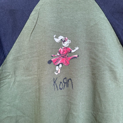 Vintage 90s Korn Raglan T-Shirt