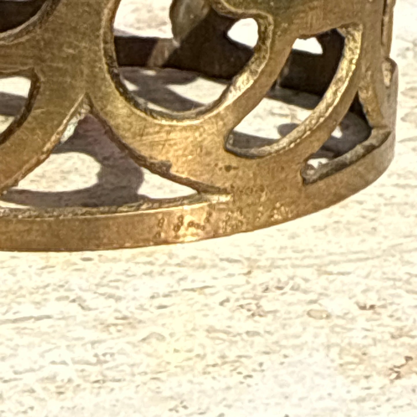 Vintage Brass Candlestick Holder Pair