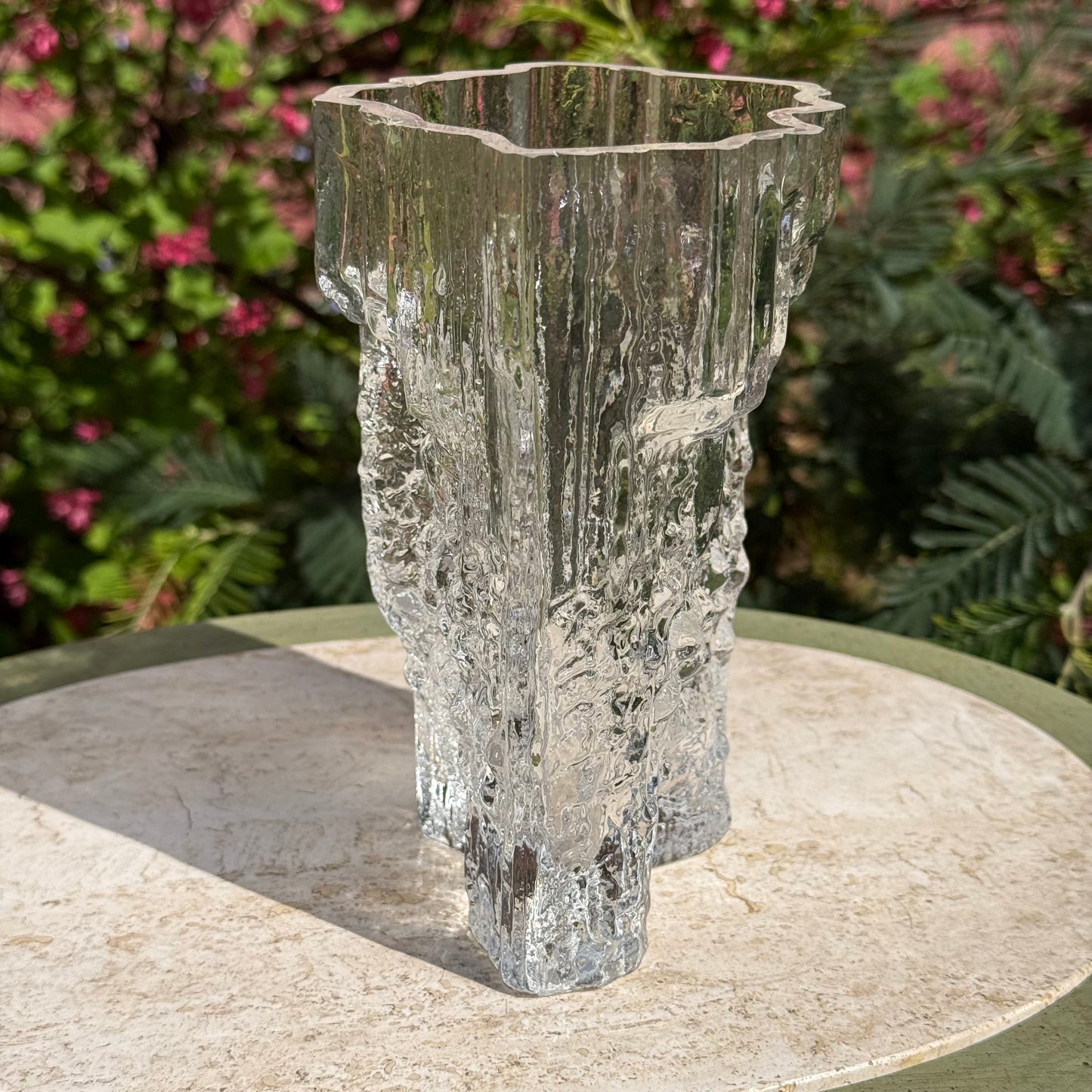 Vintage Tapio Wirkkala Signed MCM Art Glass Vase