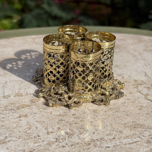 Vintage Lipstick Holder Filigree