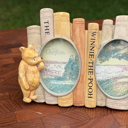Vintage Winnie The Pooh & Piglet Double Frame