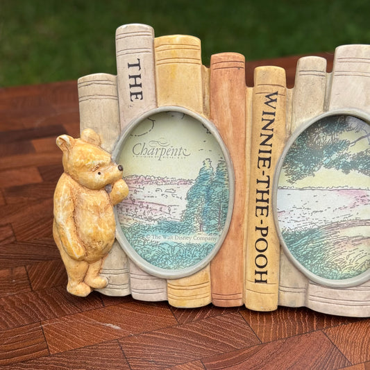 Vintage Winnie The Pooh & Piglet Double Frame