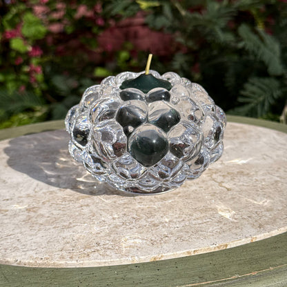 Vintage Orrefors Crystal “Raspberry” Votive Holder