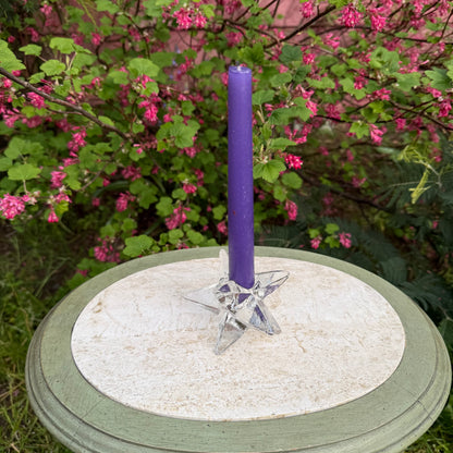 Vintage 9-Point Star Candle Holder