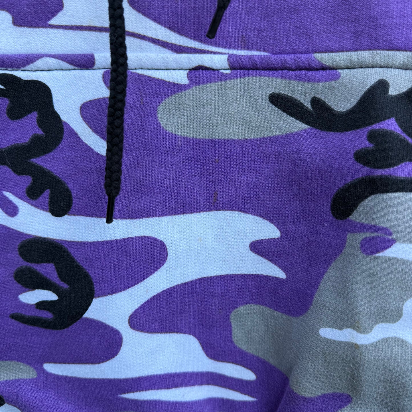 Anti Social Social Club Blocked Purple Camo Hoodie