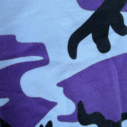 Anti Social Social Club Blocked Purple Camo Hoodie