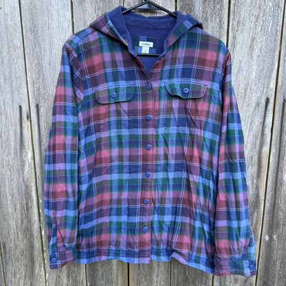Vintage 90s L.L. Bean Women's Fleece Lined Shacket