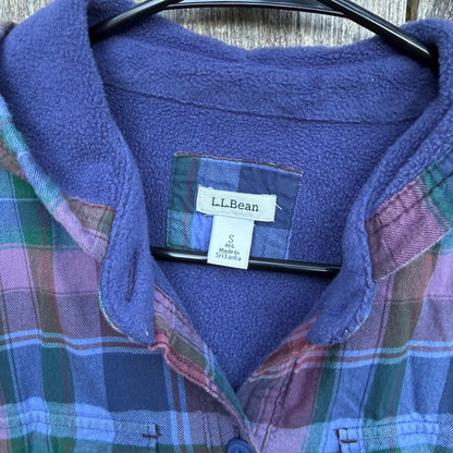 Vintage 90s L.L. Bean Women's Fleece Lined Shacket