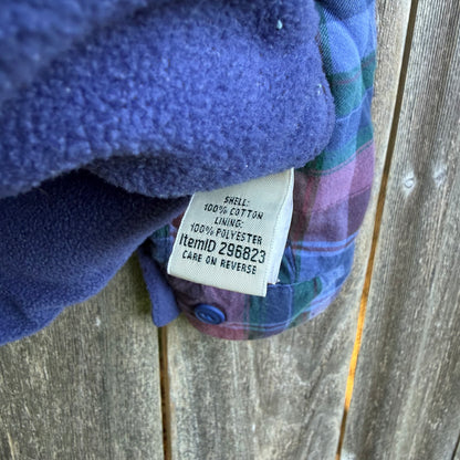 Vintage 90s L.L. Bean Women's Fleece Lined Shacket
