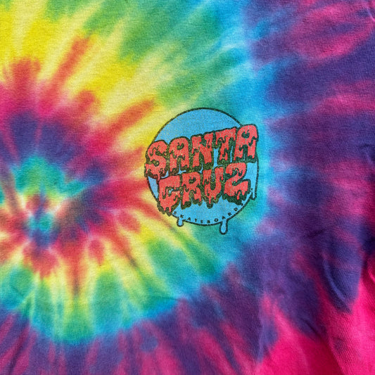 Short Sleeve Tie Dye Santa Cruz T-Shirt