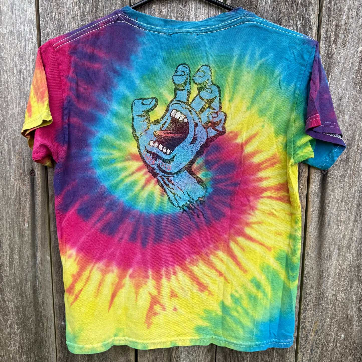 Short Sleeve Tie Dye Santa Cruz T-Shirt