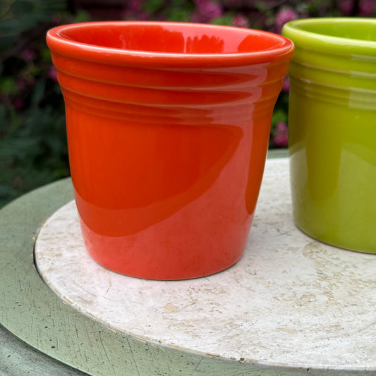 Retired Fiesta Flower Pots (Poppy, Lemongrass, Daffodil)