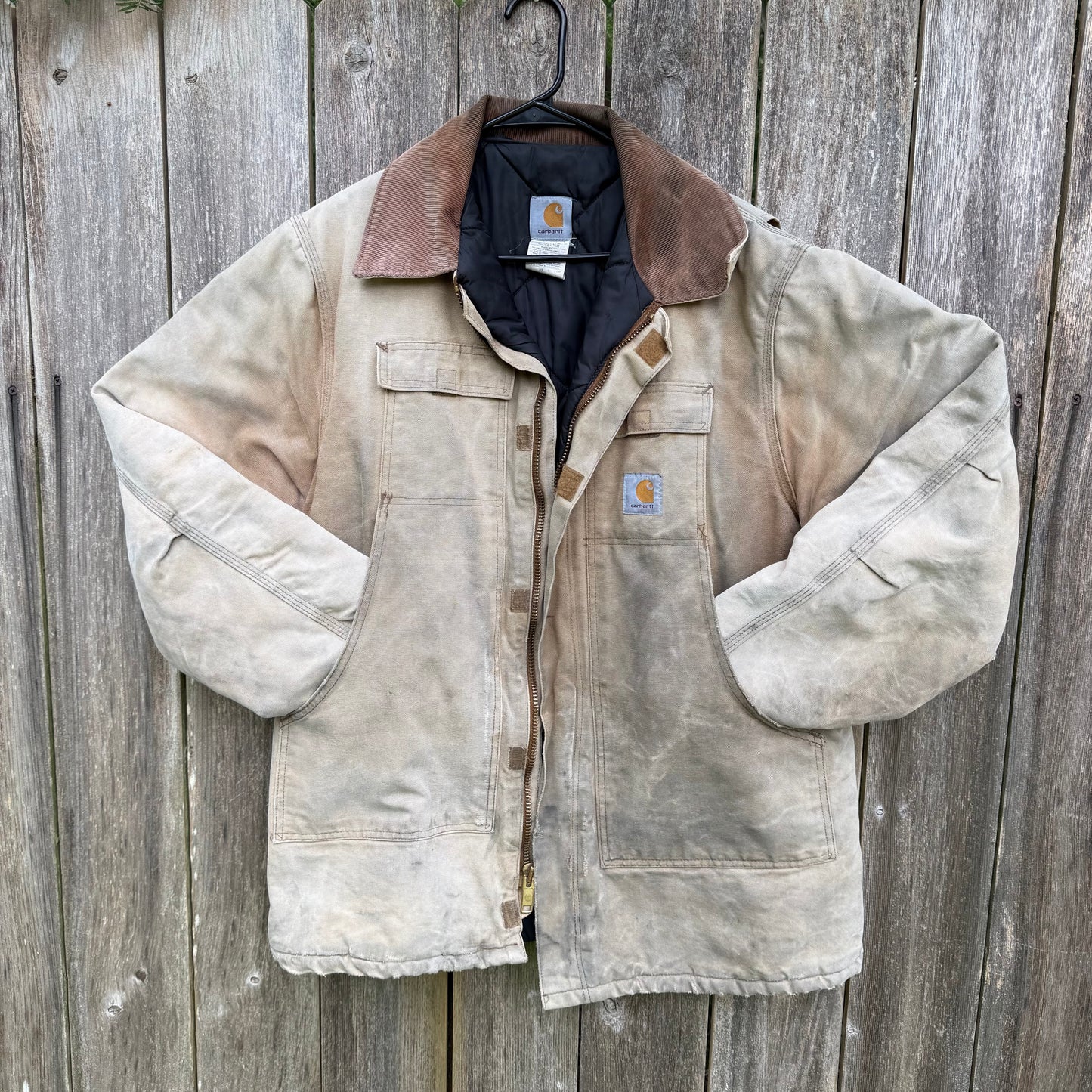 Vintage Distressed Tan Carhartt Jacket