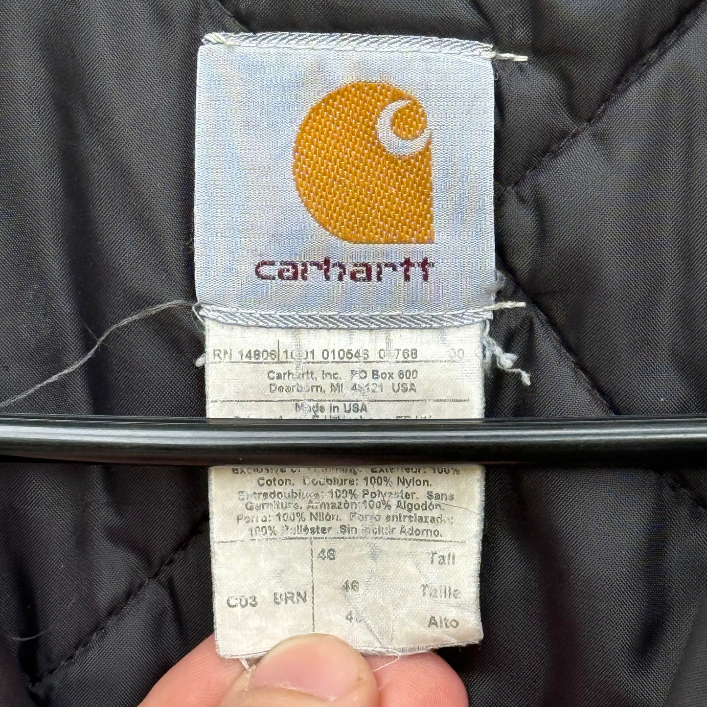 Vintage Distressed Tan Carhartt Jacket