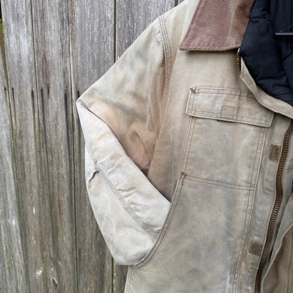 Vintage Distressed Tan Carhartt Jacket