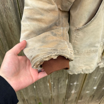 Vintage Distressed Tan Carhartt Jacket