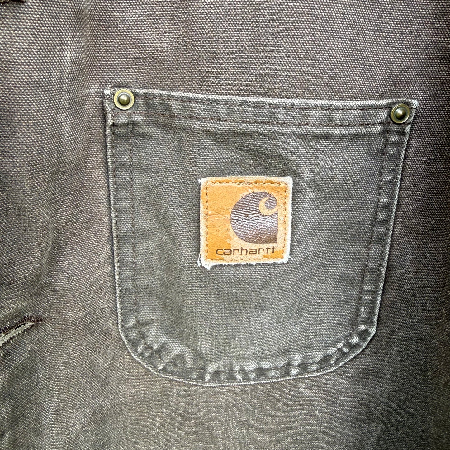 Vintage Brown Carhartt Blanket Lined Chore Jacket