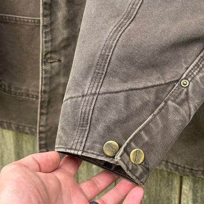 Vintage Brown Carhartt Blanket Lined Chore Jacket