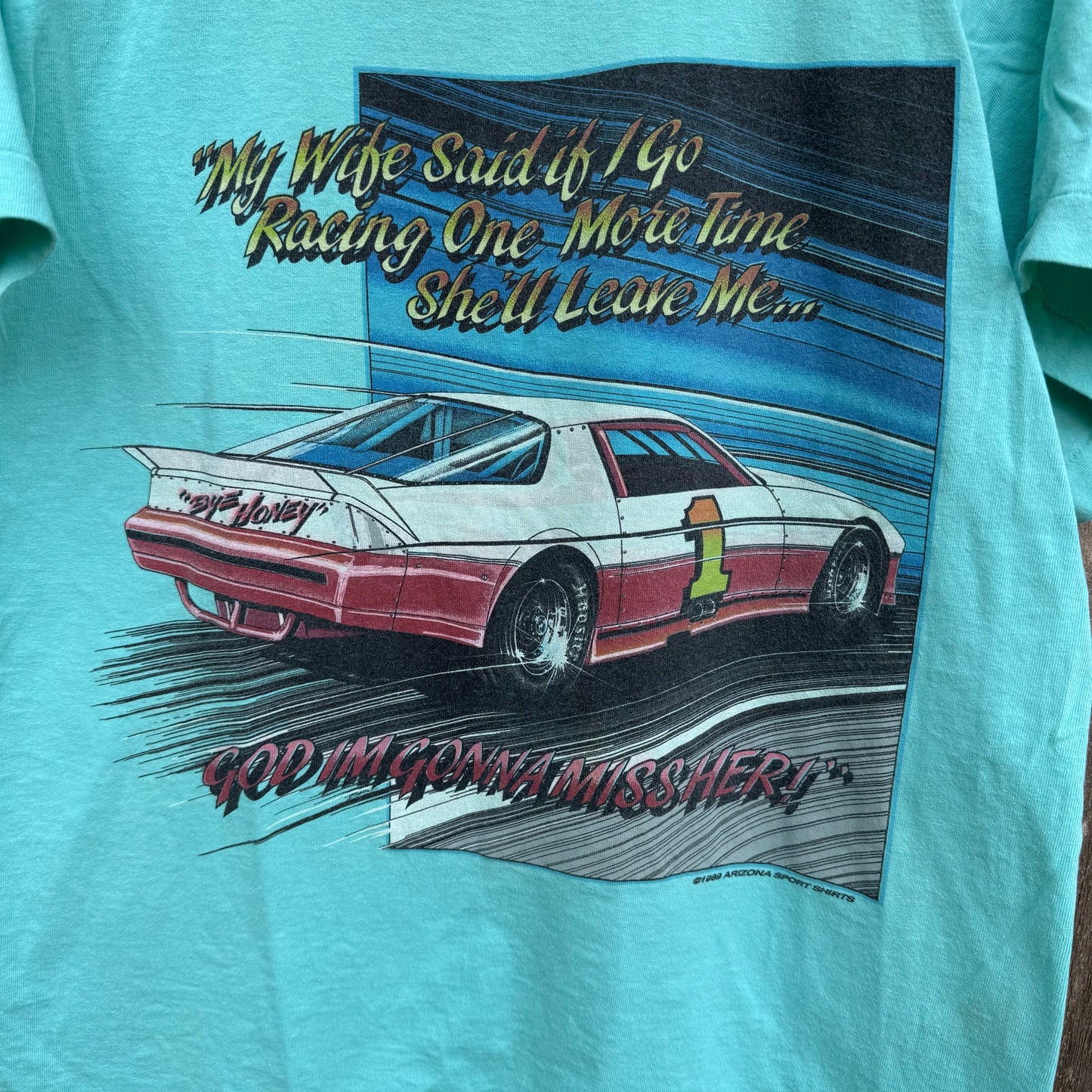 Vintage 90's Drag Racing Single-Stitch T-Shirt