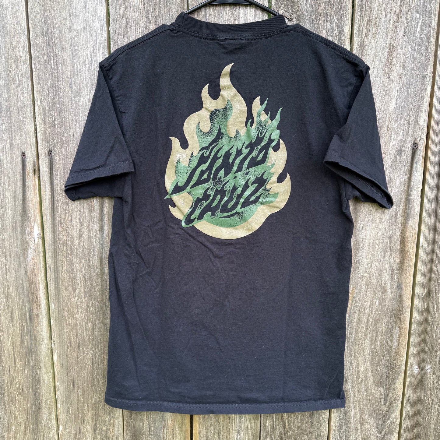 Short Sleeve Black Santa Cruz T-Shirt